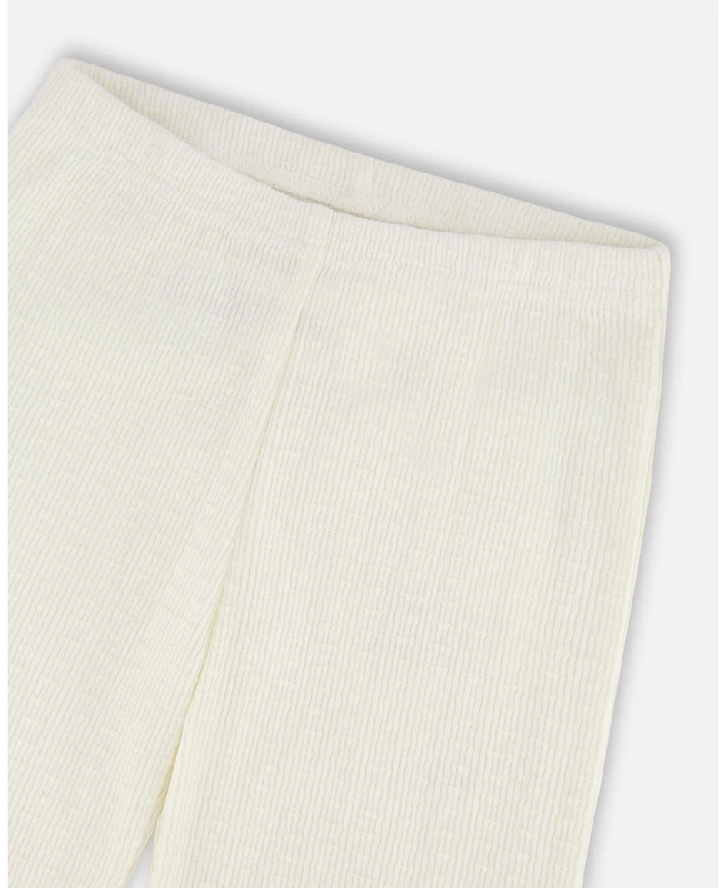 Deux par Deux Little Girls Crinkle Jersey Leggings