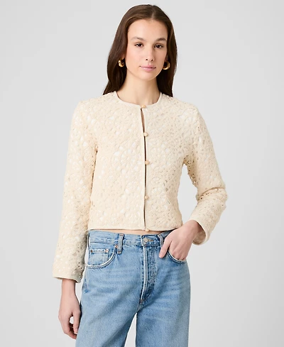 French Connection Women's Textured Slim Fit Jacket