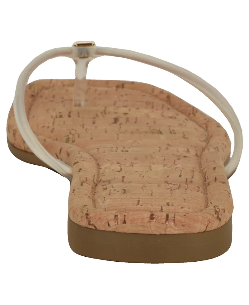 Tommy Hilfiger Women's Vela Jelly Flat Thong Sandals