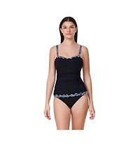 Profile by Gottex Women's Layla Tricolore D-Cup Tankini Top