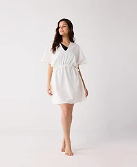 Reistor Women's Kaftan-style Beach Cover-up with Side Ties