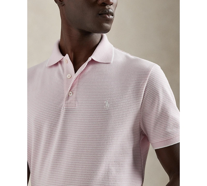 Polo Ralph Lauren Men's Striped Stretch Mesh Shirt