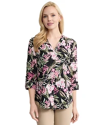 Jones New York Women's V-Neck Tunic