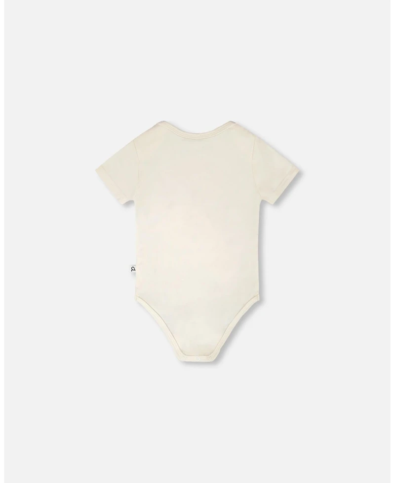 Deux par Baby Girl Evolutive Cotton Jersey Onesie