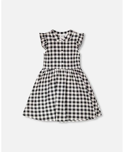 Deux par Girl Sleeveless Button Down Dress - Toddler|Child