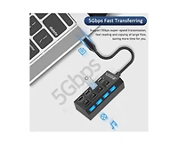Risokeys Usb 3.0 Hub 4-Port
