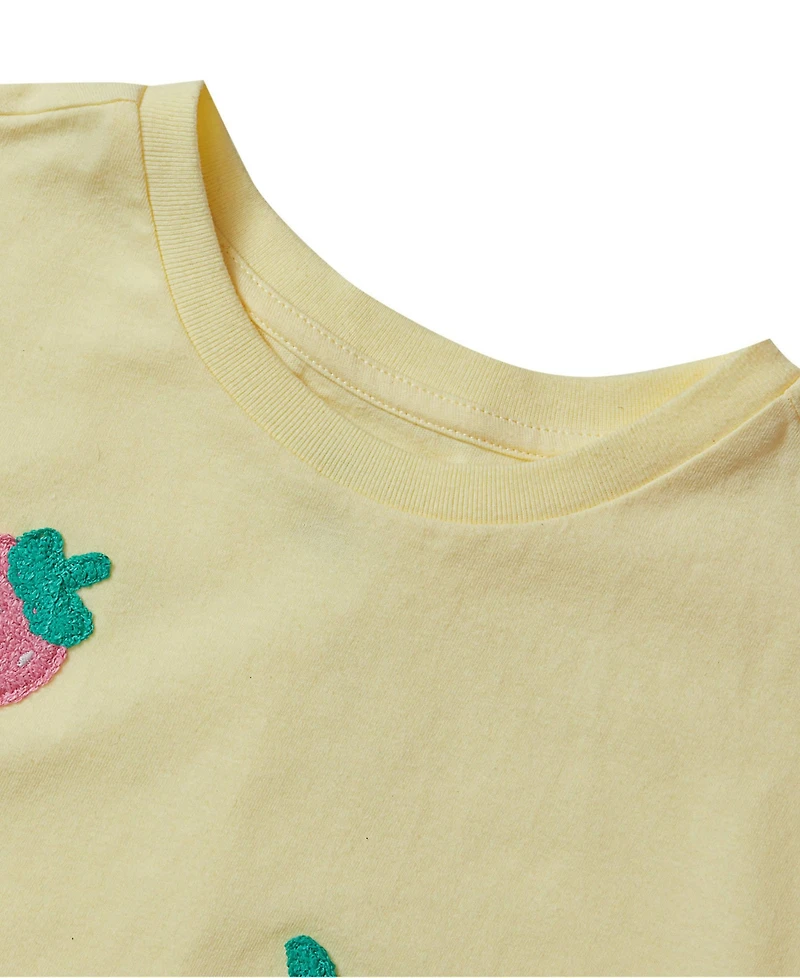 Lands' End little Girls Meet and Greet Graphic Tee