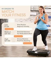 LifePro Hovert 3D Vibration Plate – Dual Motor, Oscillation & Lateral Motion for Whole Body Fitness