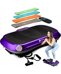 LifePro Whole Body Vibration Plate Exercise Machine with Loop Bands - Fitness Platform for Home Workouts & Training