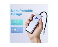 Risokeys 6 in 1 Usb C Hub with 10Gbps Usb A & Usb C Ports