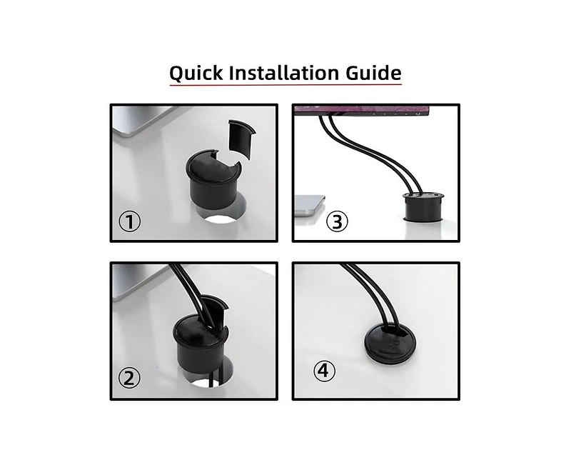 Risokeys 5 in 1 Flush Mount Desktop Usb 3.0 Hub with 5Gbps Data Transfer and Sd/Tf Card Reader
