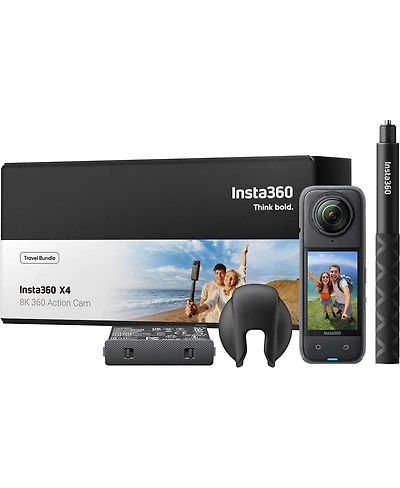 Insta360 X4 8K 360 Action Camera Travel Bundle