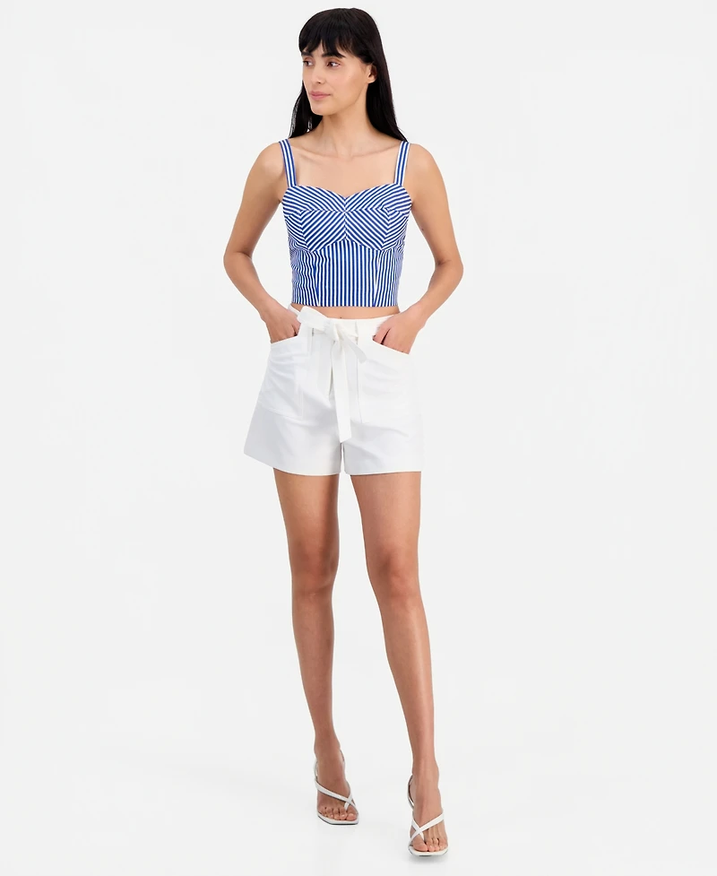 Guess Women's Tecla Cotton Bustier Top