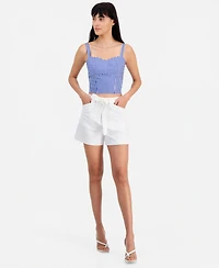 Guess Women's Tecla Cotton Bustier Top