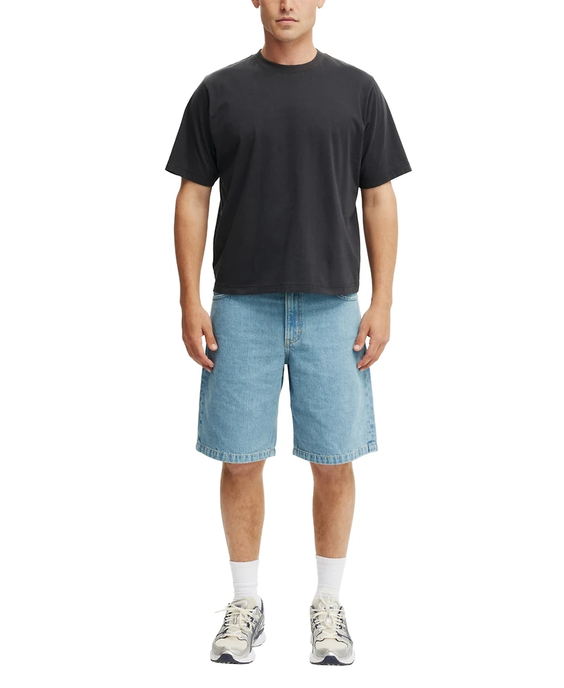 Cotton On Men's Baggy Denim Shorts