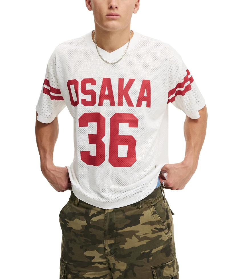 Cotton On Men's Regular-Fit Football Jersey