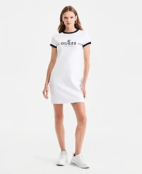 Guess Women's Mila Short-Sleeve Mini Dress