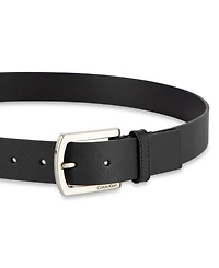 Calvin Klein Men's Embossed Leather Dress Belt