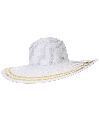 Lauren Ralph Packable Stripe Sun Hat