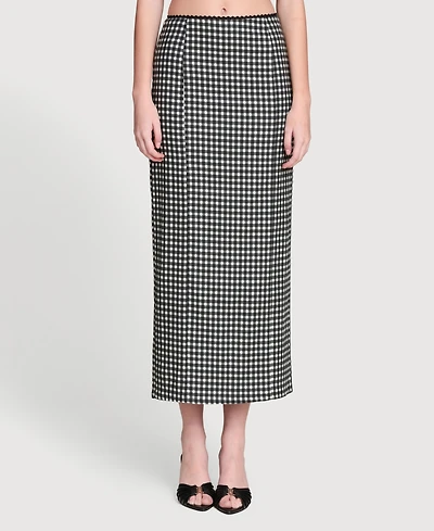 Avec Les Filles Women's Slim Fit Maxi Skirt