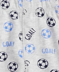 First Impressions Baby Boys' Mix & Match Soccer Goal Printed Shorts, Macy's Exclusive