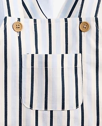 First Impressions Baby Boys' Bodysuit & Striped Shortall, 2-Piece Set, Macy's Exclusive