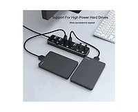 Risokeys Aluminum 7-Port Usb 3.0 Hub