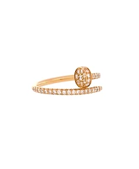 Pre-Owned Cartier Juste un Clou Paved Ring