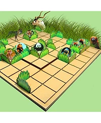 Chalk & Chuckles Strategy Game, Learn About Wildlife Animals, Endangered Species