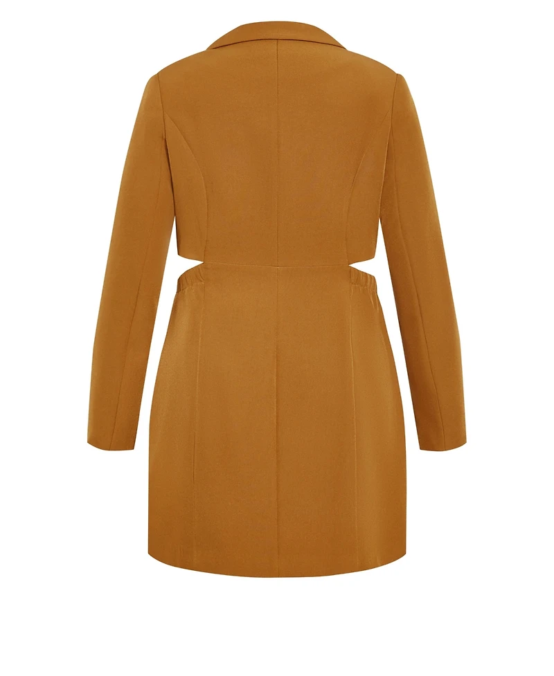 City Chic Women's Tuxedo Twyla Dress