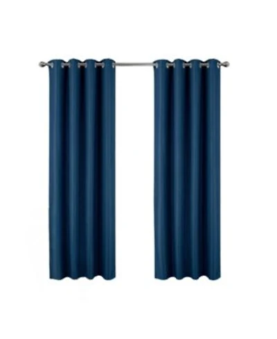 Olivia Gray 100 Polyester 250 Gsm Basket Weave Ian Luxury Jacquard Blackout Grommet Curtain Panel 54 X22 X X22