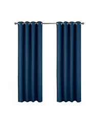 Olivia Gray 100 Polyester 250 Gsm Basket Weave Ian Luxury Jacquard Blackout Grommet Curtain Panel 54 X22 X X22