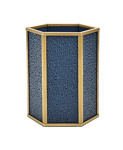 Lauraella Handcrafted Glass Organizer, Decorative Storage Container for Makeup, Jewelry, Desk