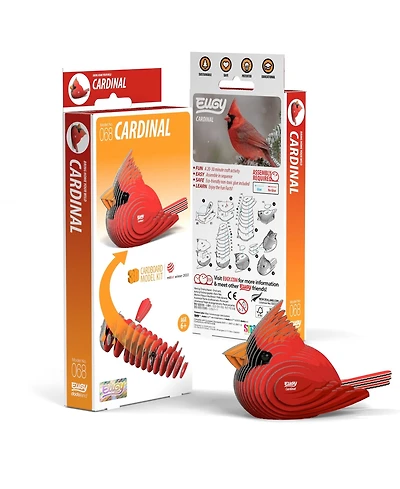Eugy Cardinal 3D Puzzle