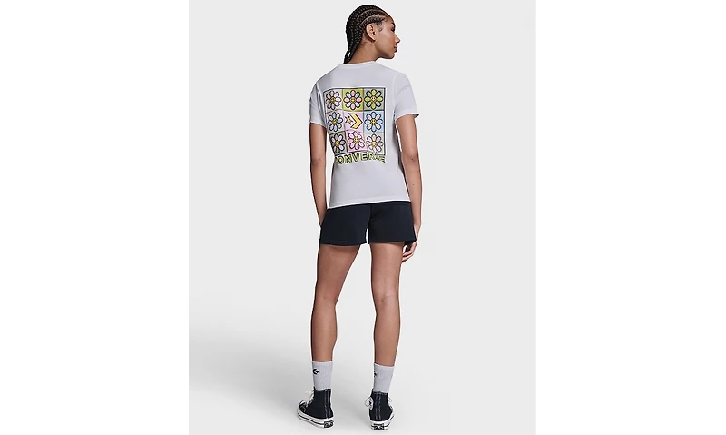 Converse Women's Flower Grid T-Shirt