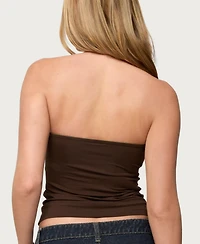 Edikted Women's Oriella Abstract Ring Cutout Top