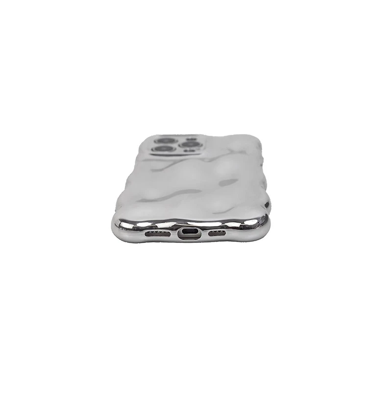 Auramma Chrome Bubbles iPhone 14 Pro Case