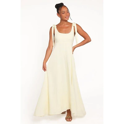 Petal and Pup Women's Valara Tie Shoulder Maxi Dress