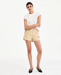 Bar Iii Women's Side-Striped Track Shorts, Macy's Exclusive