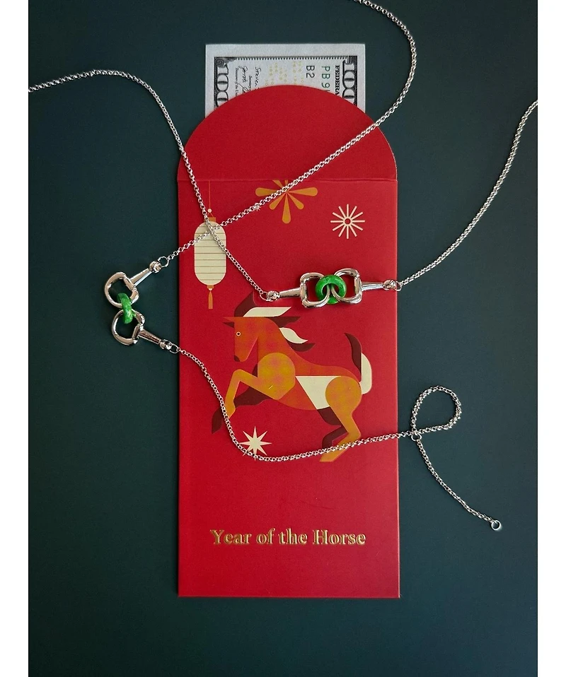 seree Year of the Horse — Limited Edition Equestrian Snaffle Bit Necklace