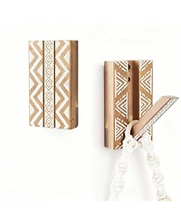 Yigii Bohemian Geometric Foldable Hooks: Space-Saving, Durable, Aesthetic
