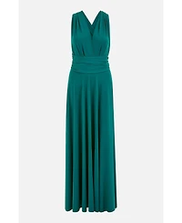 Yumi Women's Jersey Stretch Multiway Maxi Dress