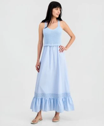 Now This Womens Crochet Top Maxi Dress Macys Exclusive