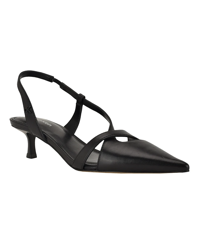 Calvin Klein Women's Arlanna Asymmetrical Slingback Pumps
