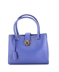 Pre-Owned Salvatore Ferragamo Small Gancio Lock Tote Leather