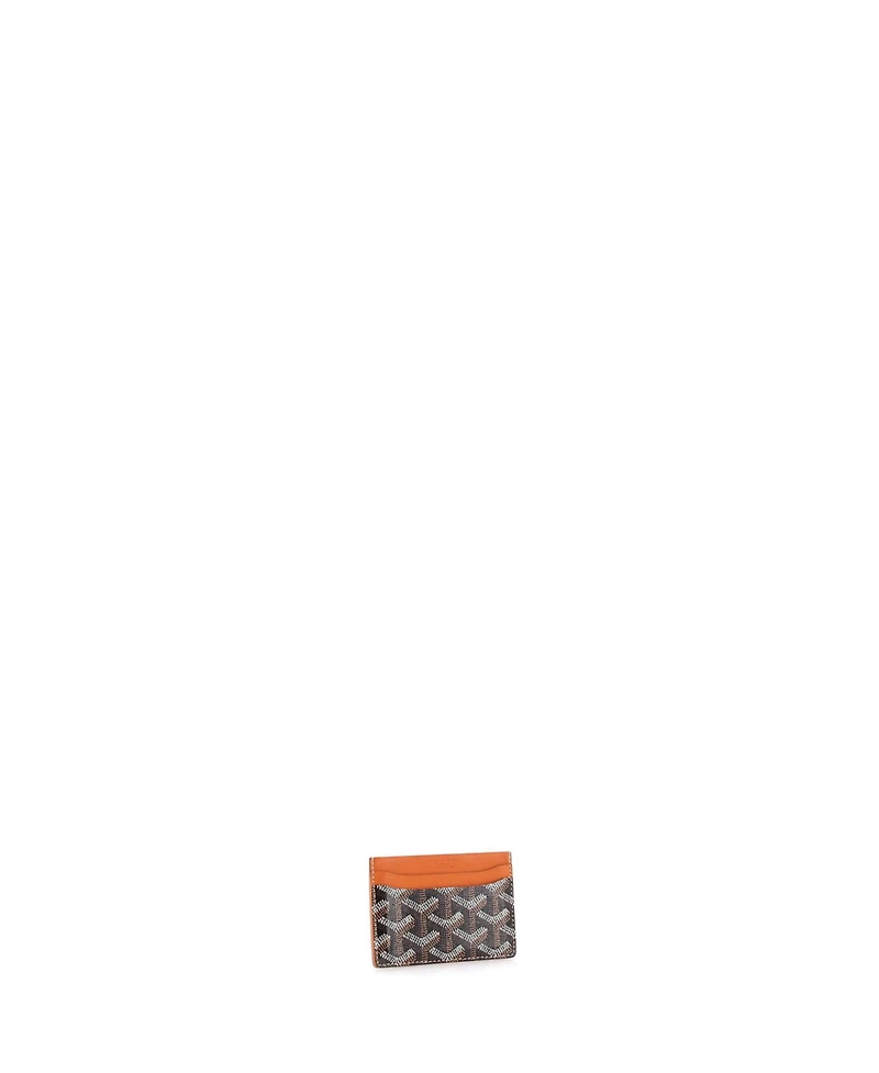 Pre-Owned Goyard Saint Sulpice Card Holder Coated Canvas