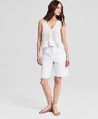 And Now This Women's V-Neck Knit Peplum Top, Macy's Exclusive