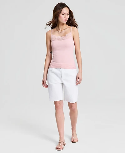 And Now This Women's High-Rise Denim Jorts, Macy's Exclusive