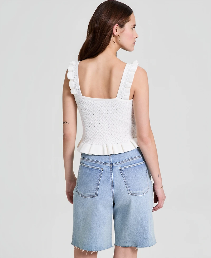 And Now This Women's Pointelle Knit Sleeveless Top, Macy's Exclusive