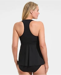 Draft - Lands' End Women's V-Neck Racerback Flutter Tankini